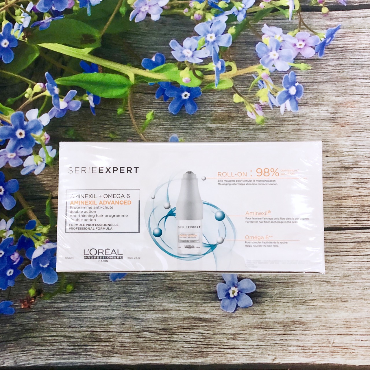 Sản phẩm giúp giảm rụng tóc Loreal Aminexil Advanced Omega 6 6ml