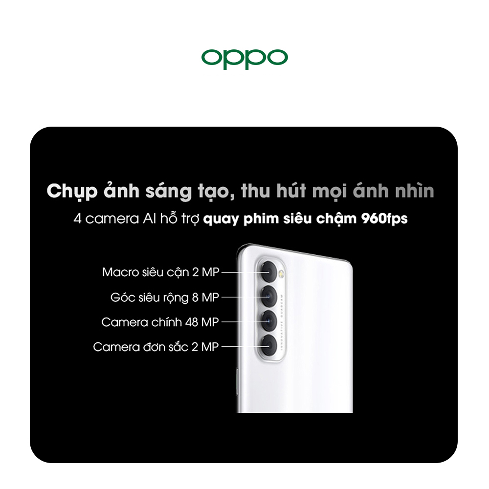 Điện Thoại OPPO RENO 4 PRO (8GB/256GB) - Hàng Chính Hãng