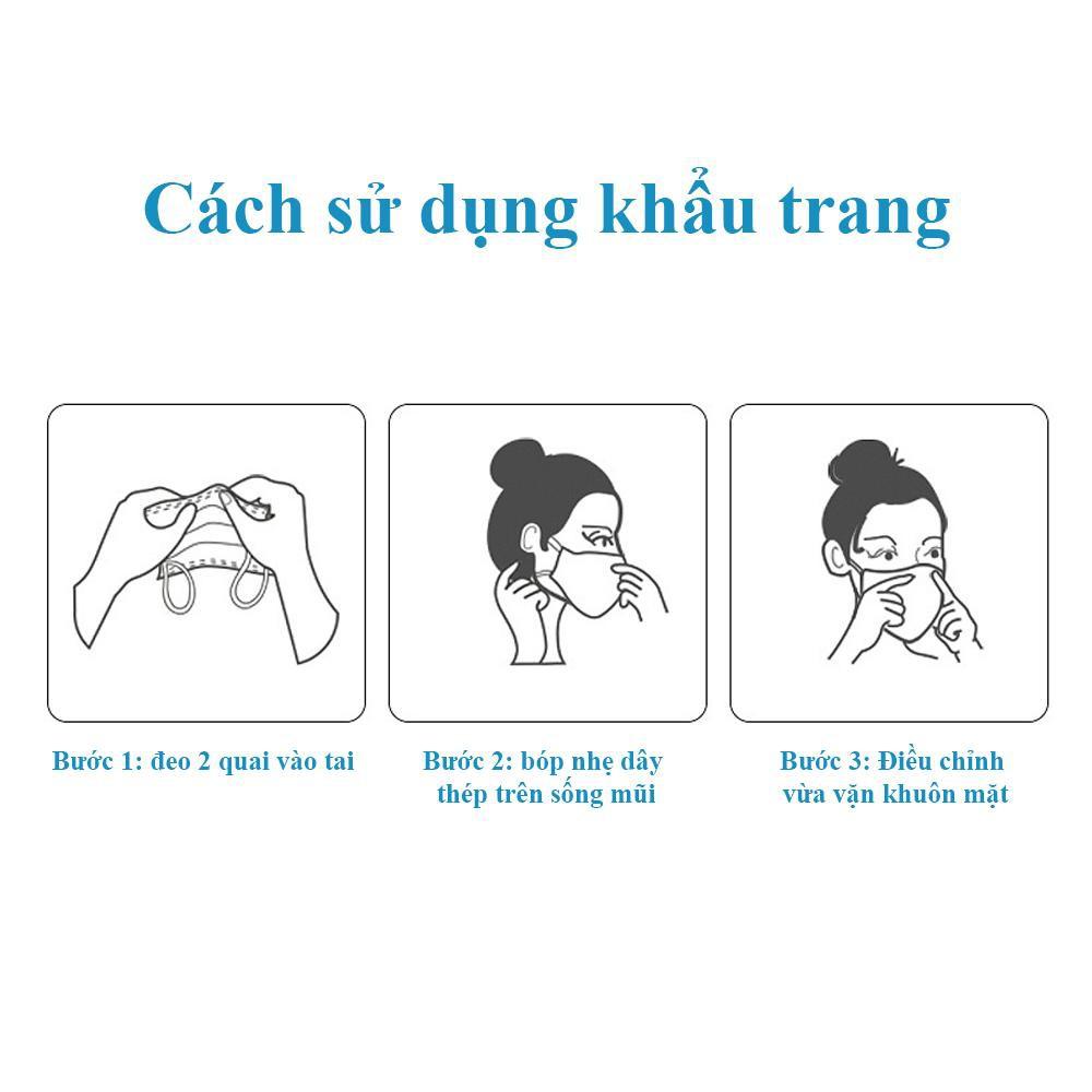 Khẩu trang y tế 4 lớp 4BELOVED MASK cao cấp kháng khuẩn, kháng bụi  (HỘP 50 CÁI)