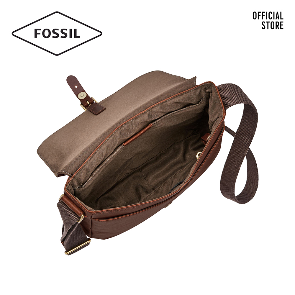 Túi đeo chéo nam thời trang Fossil Buckner Citybag MBG9374222 - màu cognac