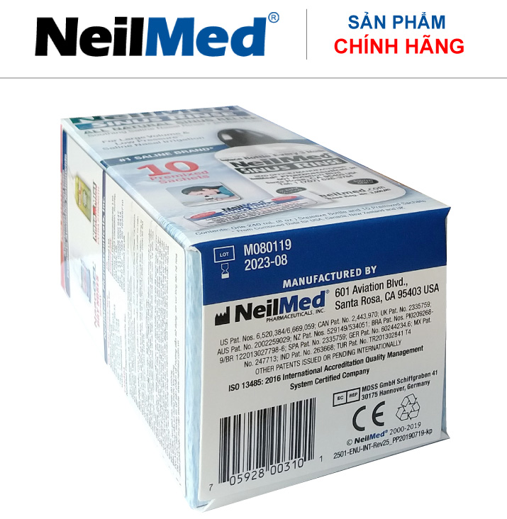 Bình Rửa Mũi Xoang Người Lớn NeilMed SinusRinse Adult Kit -Xuất Xứ Mỹ
