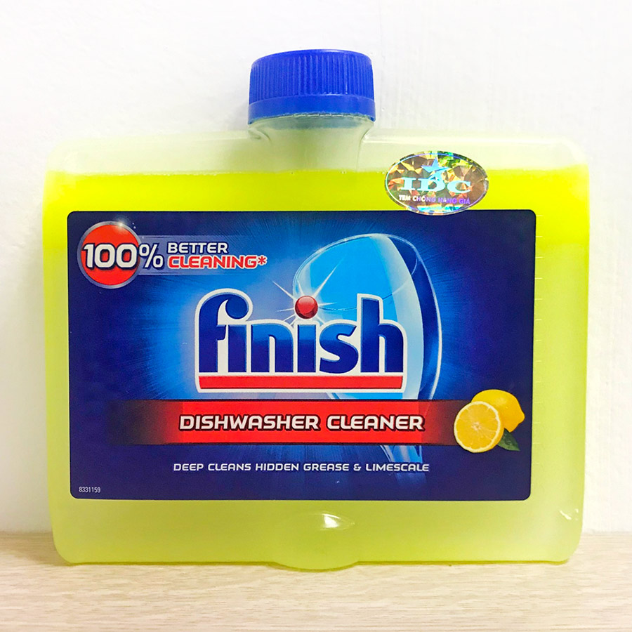 Dung dịch vệ sinh máy rửa bát Finish 250ml (thị trường Đức) - Giao ngẫu nhiên