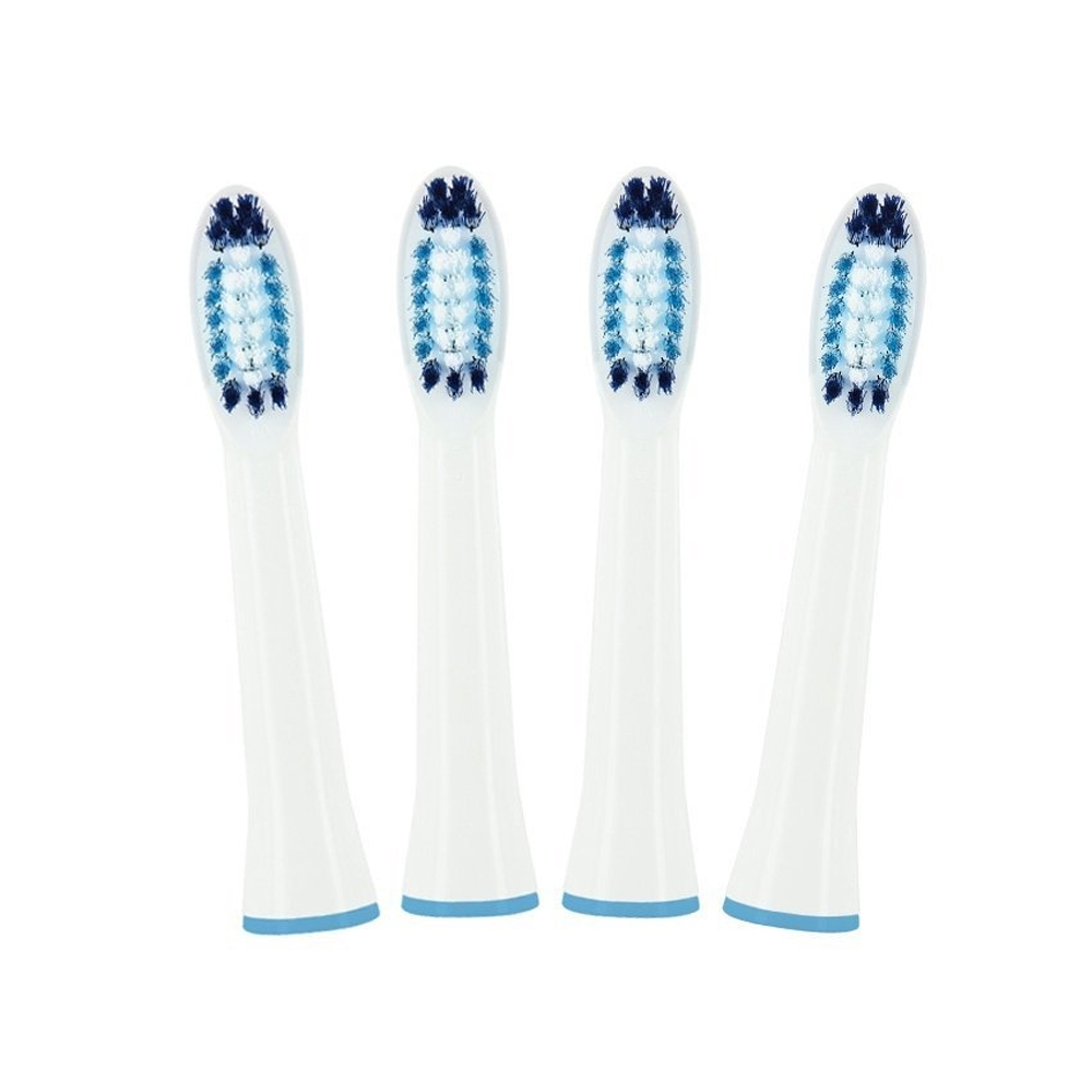 Cho các dòng máy Pulsonic của Oral-B Braun, Bộ 4 Đầu bàn chải S32-4 (SR32-4), đánh tan mảng bám, làm sạch cao răng, cho răng sáng bóng