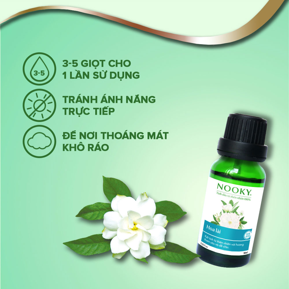 [10ml] Tinh dầu Hoa lài NOOKY 100% Thiên Nhiên - TORO FARM