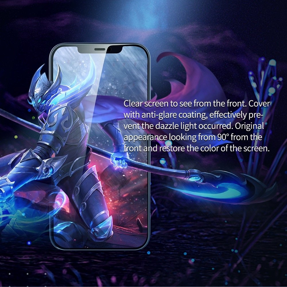 Kính cường lực chống nhìn trộm Nillkin Amazing Guardian dùng cho máy Iphone 12/12 Pro - 12 Pro Max - Hàng chính Hãng.