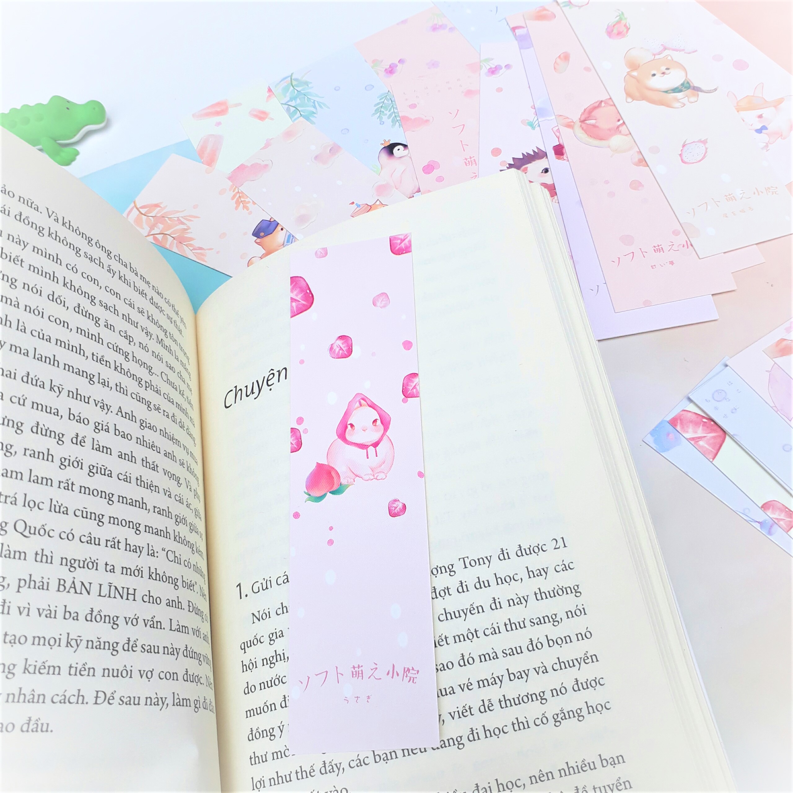 Bộ 30 Bookmark Đánh Dấu Sách thỏ ngọc