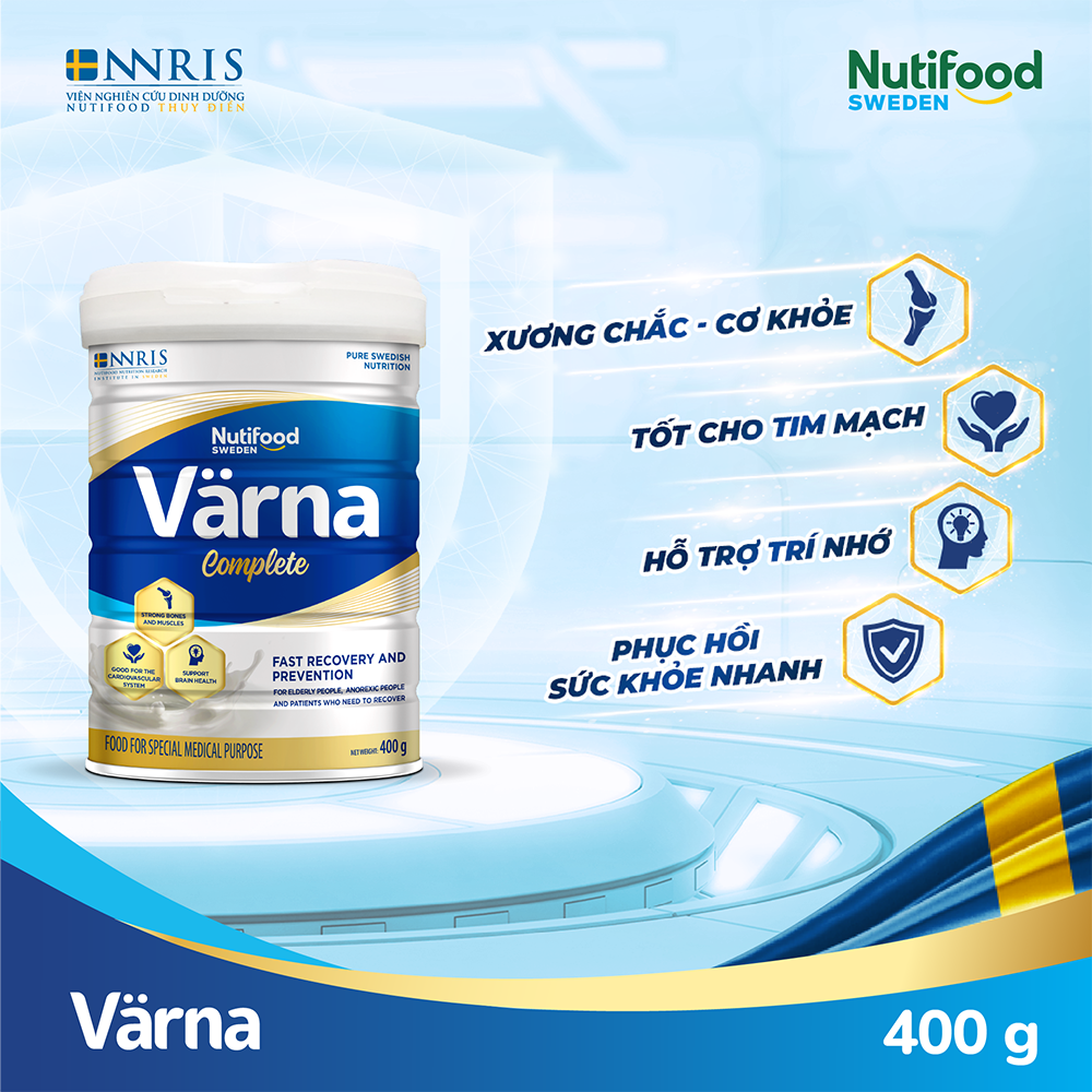 Sữa Bột Värna Complete lon 400g