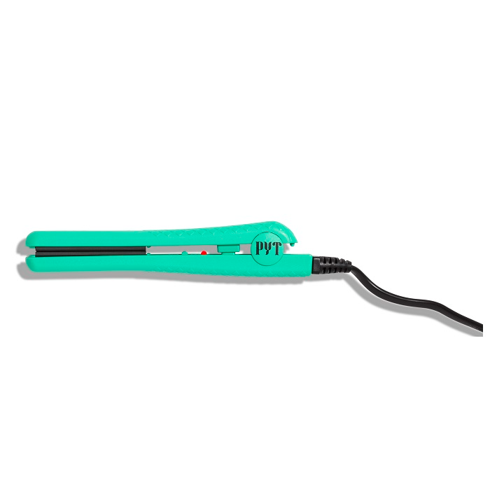 Máy Ép, Uốn Tóc Mini Lõi Sứ - Mini Ceramic Styler Turquoise PYT (Màu Xanh) - Phù Hợp Cho Du Lịch