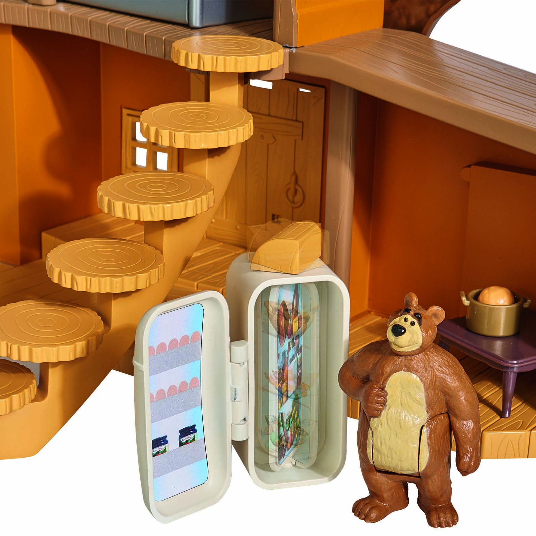 Đồ Chơi Ngôi Nhà Gấu MASHA AND THE BEAR Masha Play Set ''Big Bear House'' 109301032 - Đồ Chơi Chính Hãng