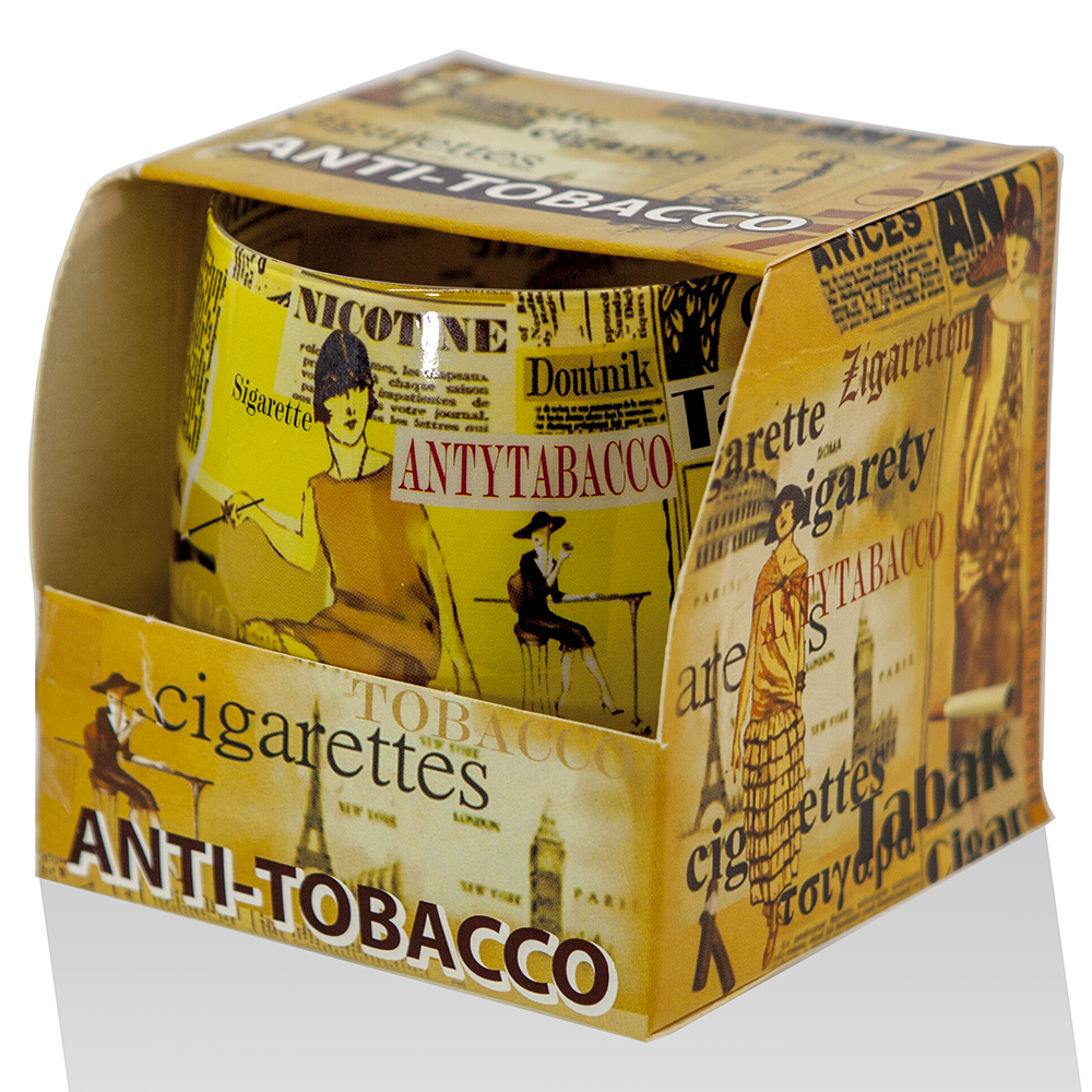 Ly nến thơm tinh dầu Bartek Anti Tobacco 100g QT024482 - hương hổ phách