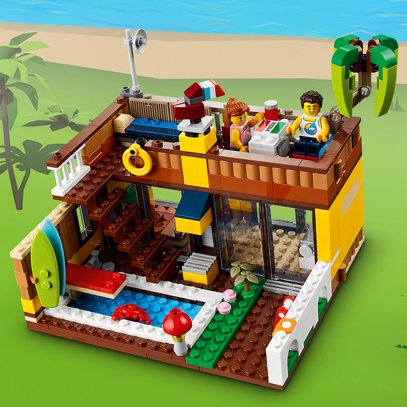 Đồ chơi LEGO Creator Nhà Lướt Sóng Bãi Biển 31118