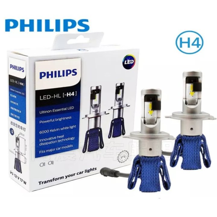 Bóng đèn pha xe hơi Philips H4 - Hàng Nhập Khẩu