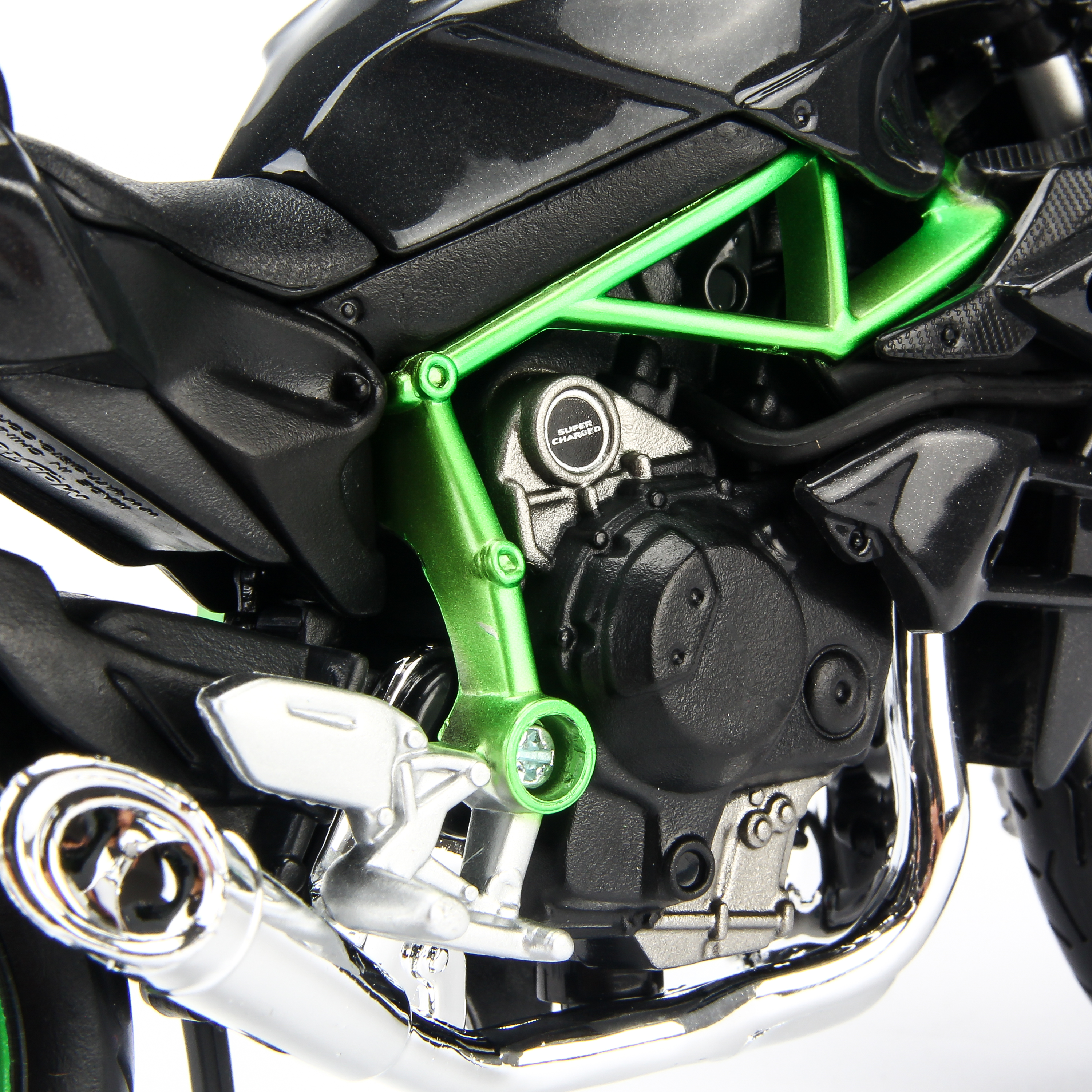 Mô Hình Xe Kawasaki Ninja H2R Black 1:12 Maisto MH-31101-14