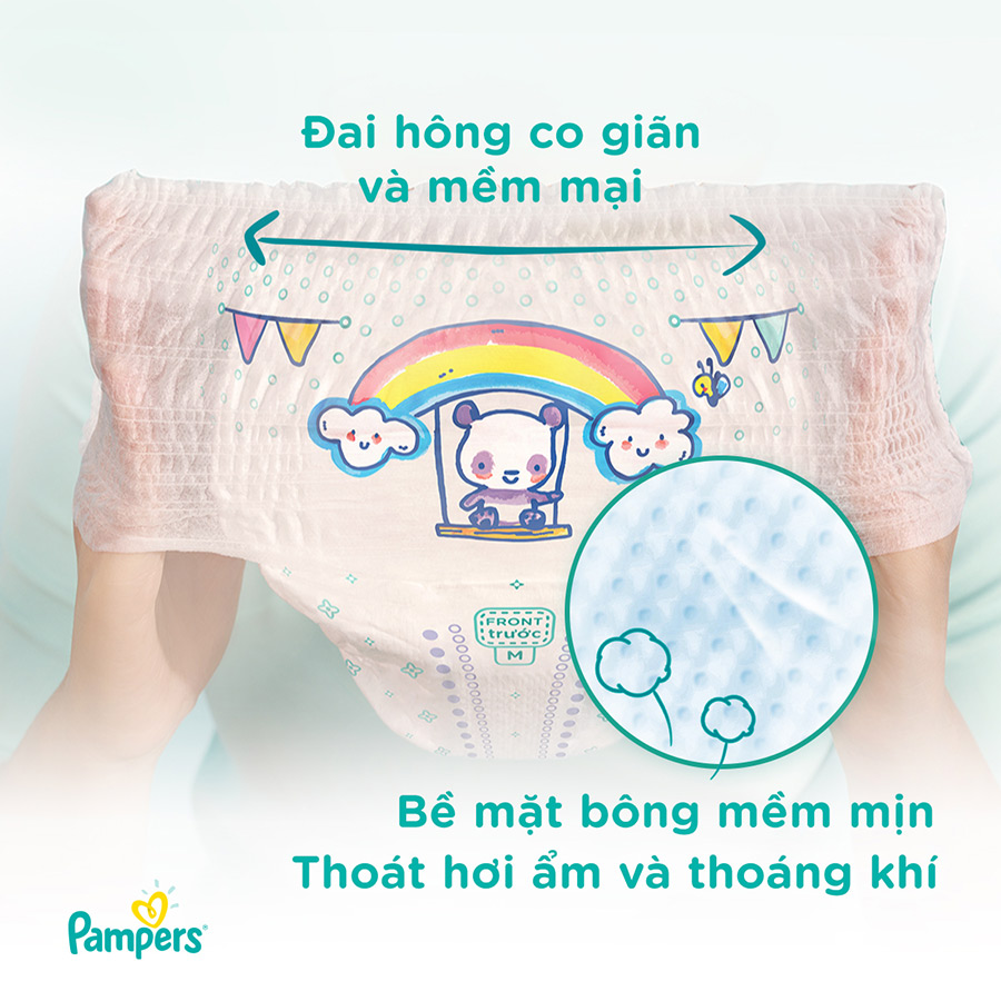 Thùng Mega Tã Quần Pampers Giữ Dáng Megabox M/L/XL - Tặng Chai Downy Dịu Nhẹ