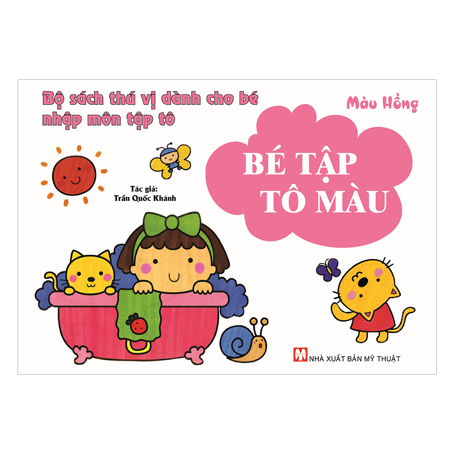 Bé Tập Tô Màu - Màu Hồng