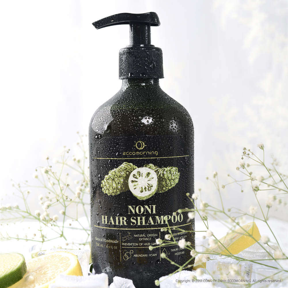 Dầu Gội Tinh Chất Trái Nhàu eccomorning Noni Hair Shampoo 500 ml