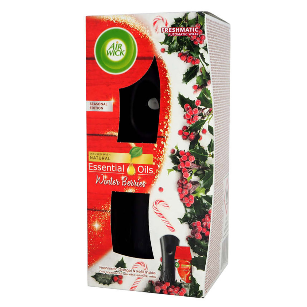 Bộ phun tinh dầu tự động Air Wick Winter Berries 250ml QT06514 - hương quả ngọt