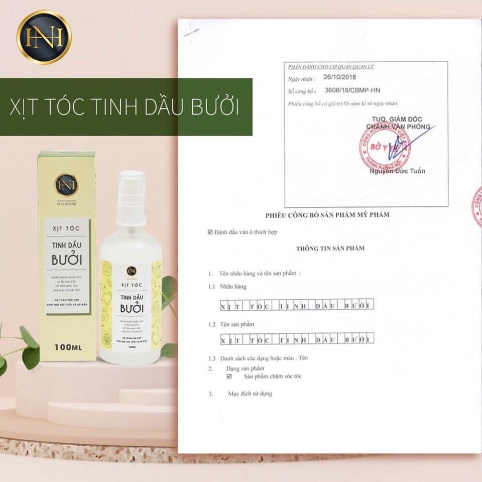 Tinh dầu bười dạng xịt Nuôi dưỡng sâu từ chân tóc,giúp kích thích mọc tóc nhanh
