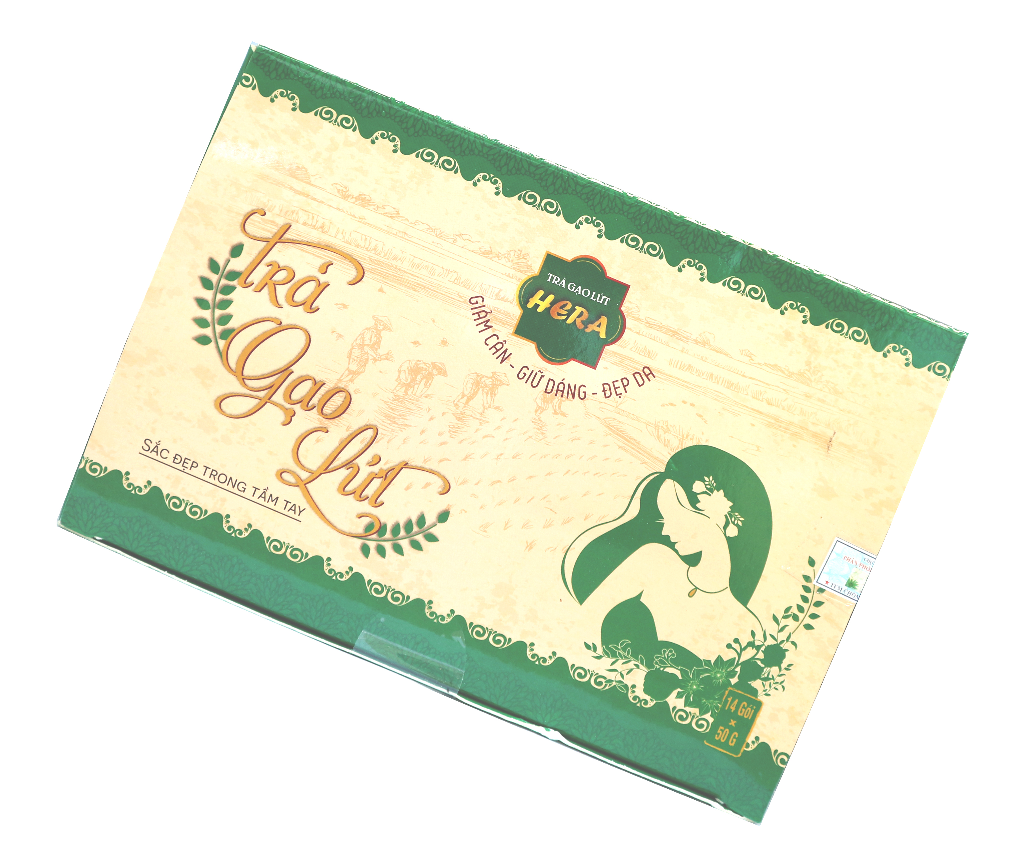Trà Gạo Lứt Hỗ Trợ Giảm Cân - Giữ Dáng - Đẹp Da & hỗ trợ sức khỏe Hera