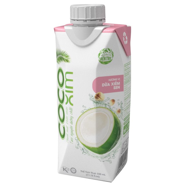 Thùng 12 Hộp Nước Dừa Cocoxim Sen