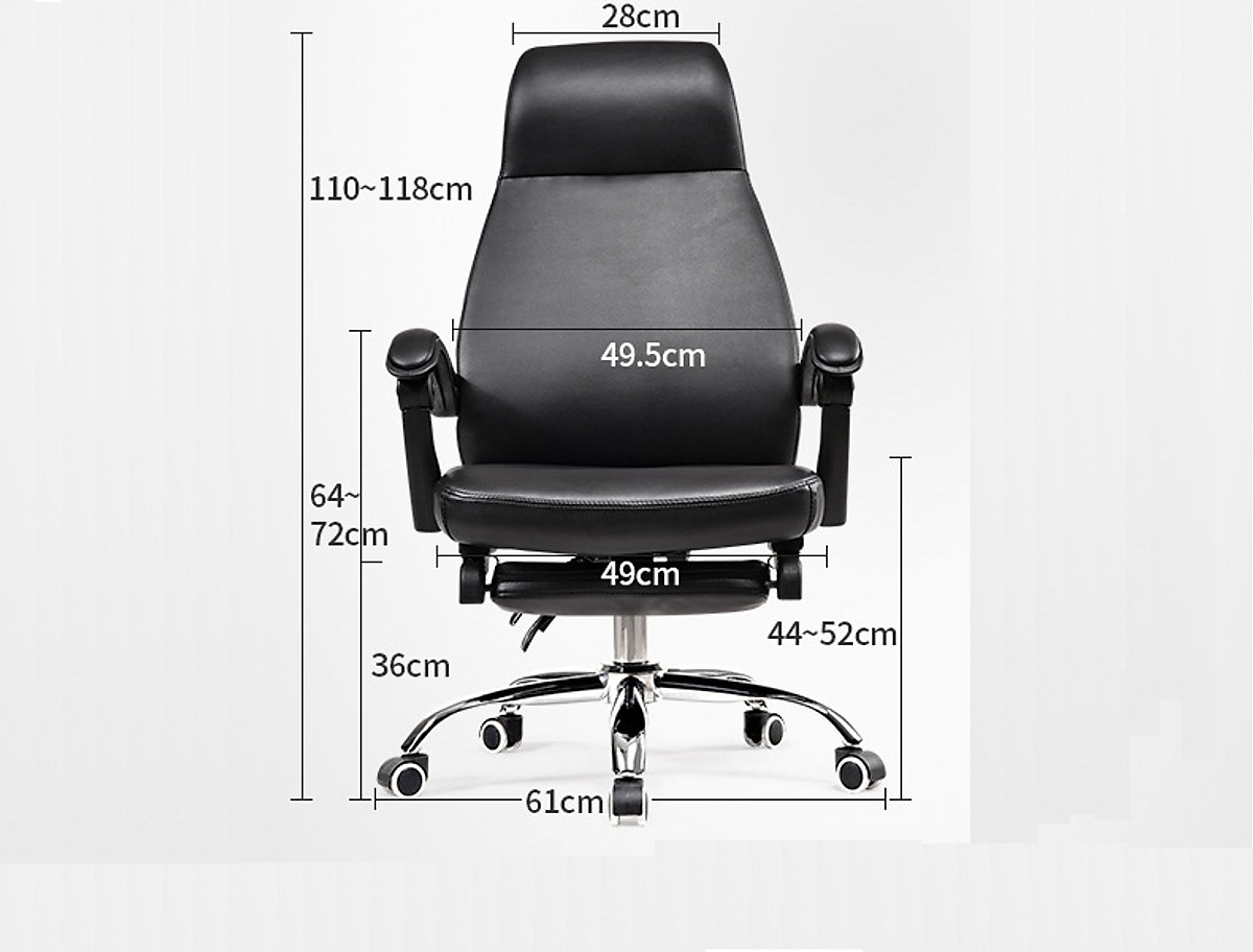 Ghế văn phòng thư giãn ngả lưng có gác chân thoải mái MN-G516-U1