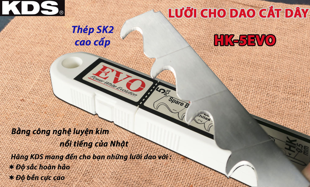 LƯỠI DAO CẮT DÂY KDS HK-5EVO