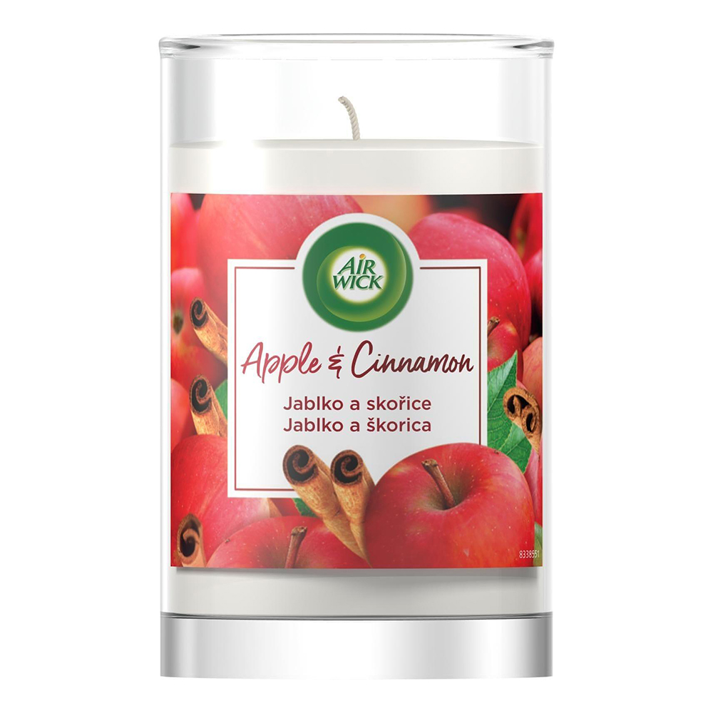 Ly nến thơm tinh dầu Air Wick Apple Cinnamon 310g XXL QT06525 - hương táo, quế