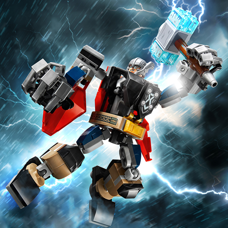 Đồ chơi LEGO SUPERHEROES Chiến Giáp Thần Sấm Thor 76169