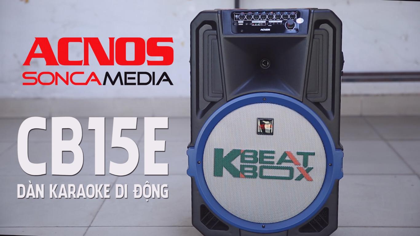 Loa kéo Acnos CB15E Bluetooth, Loa bass 4 tấc - Chính Hãng Acnos