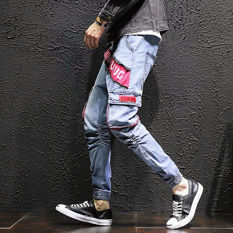 Quần Jogger Jean trẻ trung, chất liệu vải bò cao cấp, túi hộp tiện lợi, co giãn nhẹ, dễ phối đồ, hợp xu hướng thời trang - Mẫu HOT