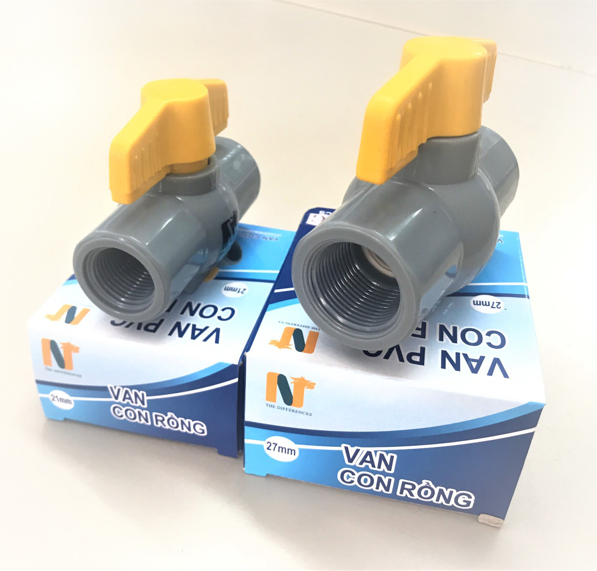 Van răng con rồng Ngô Long Ân - Van PVC tay bướm có răng, Van PVC đúc khuôn chắc chắn, Van nước PVC đầu lắp ống có răng, Van nhựa PVC chất lượng cao, an toàn