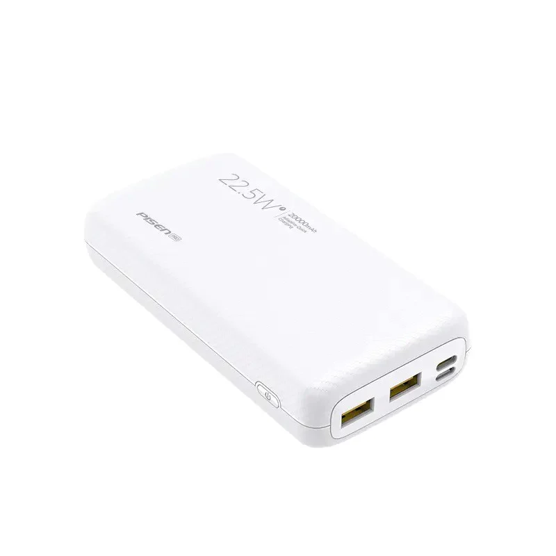 Sạc dự phòng  PISEN Pro All 20000mAh , 22.5W (2xQC, 1xPD, Lightning ) - Hàng Chính Hãng