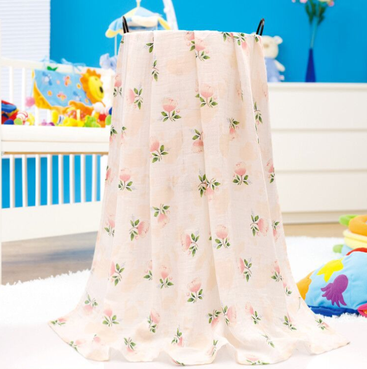 Khăn Cotton Bonny Quấn Ủ, Khăn Tắm, Khăn Trùm Xe Đẩy Cho Bé (Giao Ngẫu Nhiên)