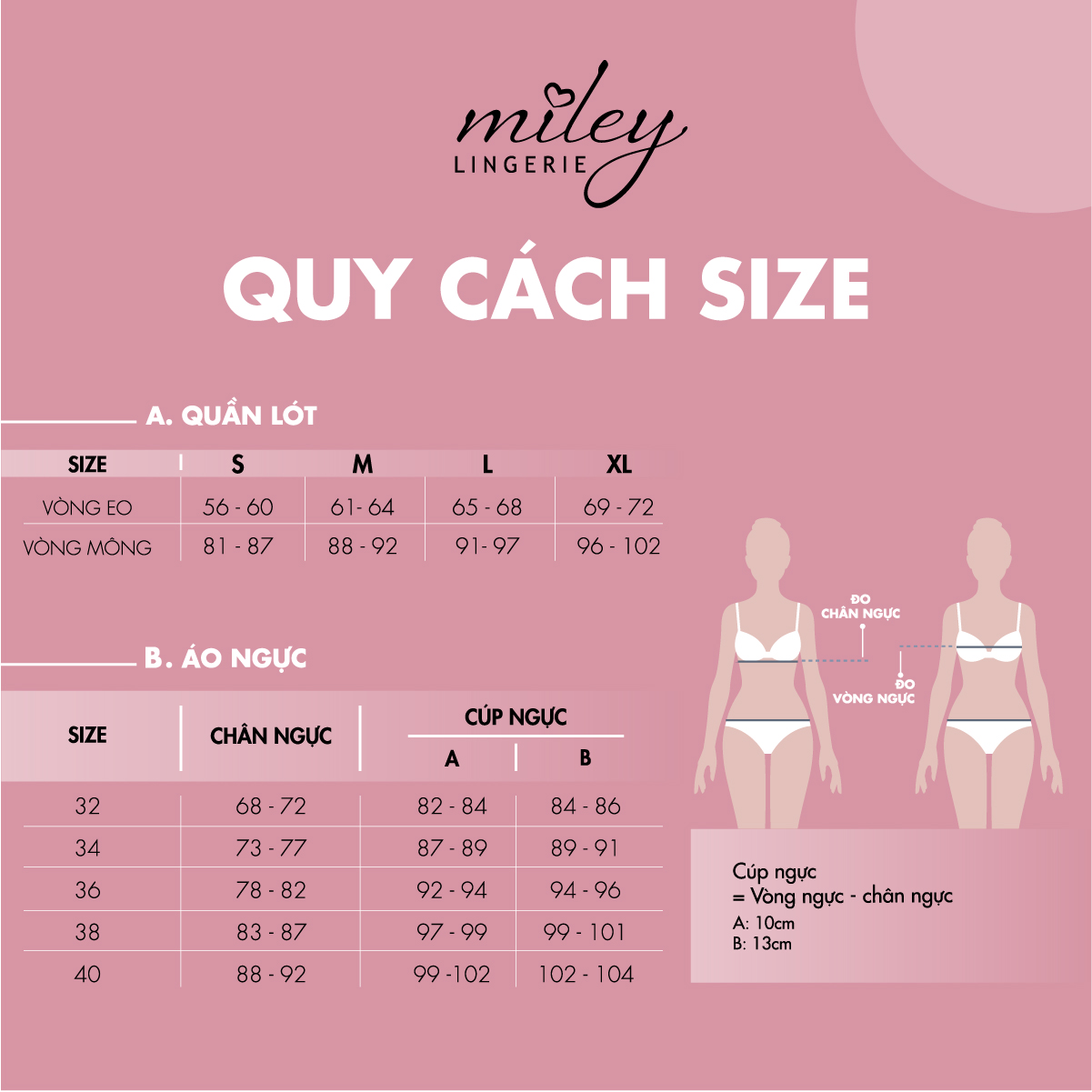 Áo Ngực Cúp Ngang Phối Viền Ren  Miley Lingerie BRM02202