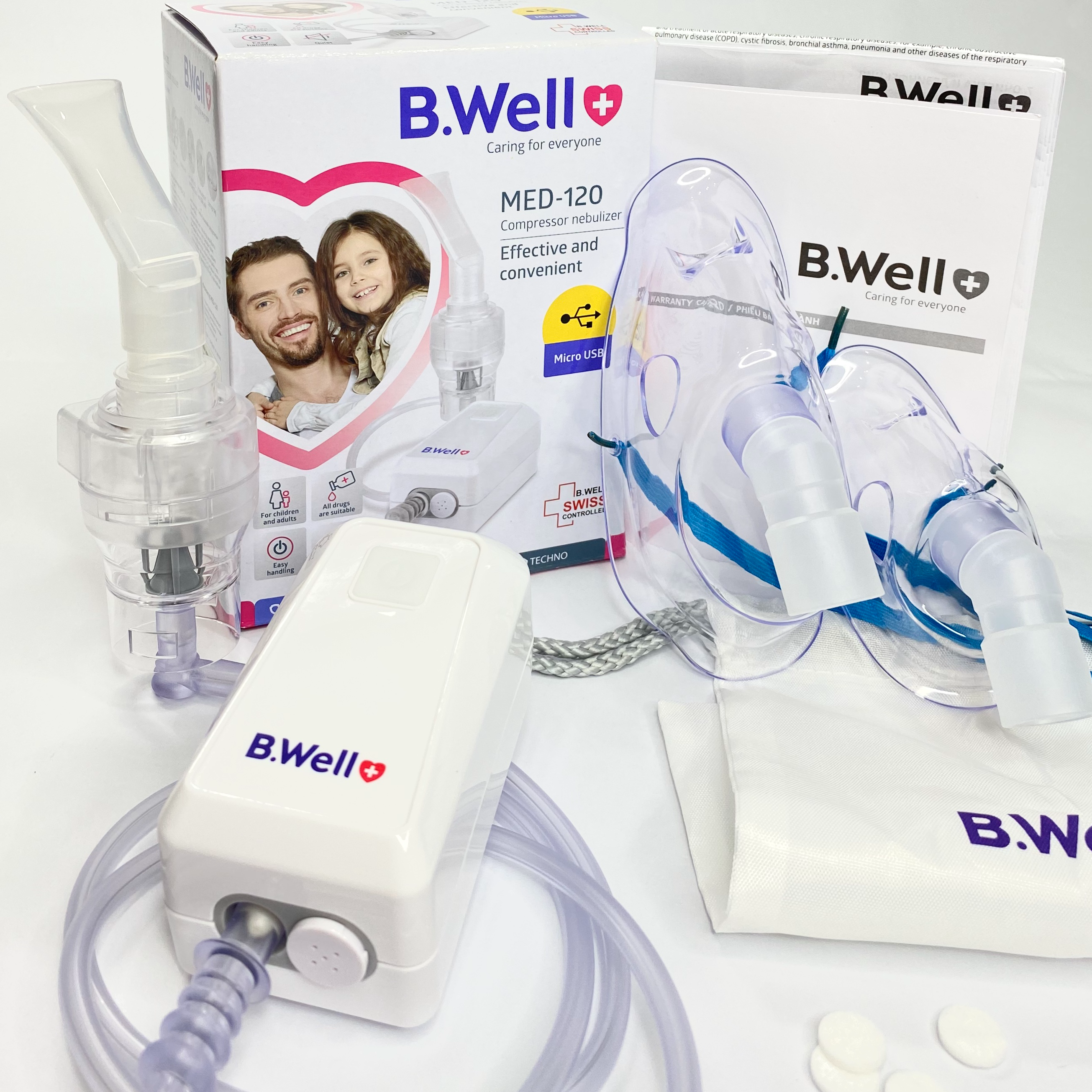 Máy xông mũi họng B.Well Swiss MED-120