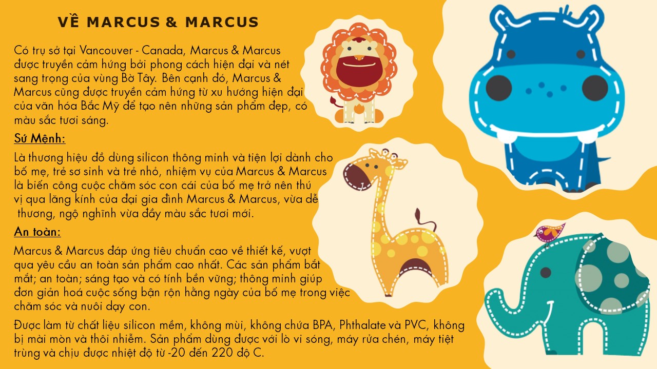 Đĩa ăn dặm silicon chia ngăn có đế hút chân không chống đổ Yummy Marcus &amp; Marcus, cho bé từ 18 tháng