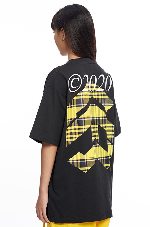 Áo Thun 5THEWAY Tay Ngắn Đen Form Mới aka 5THEWAY /vintage flannel/ NEW TEE in BLACK