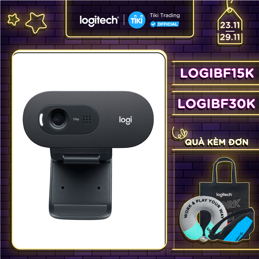 Webcam Logitech C270 720P - Hàng chính hãng