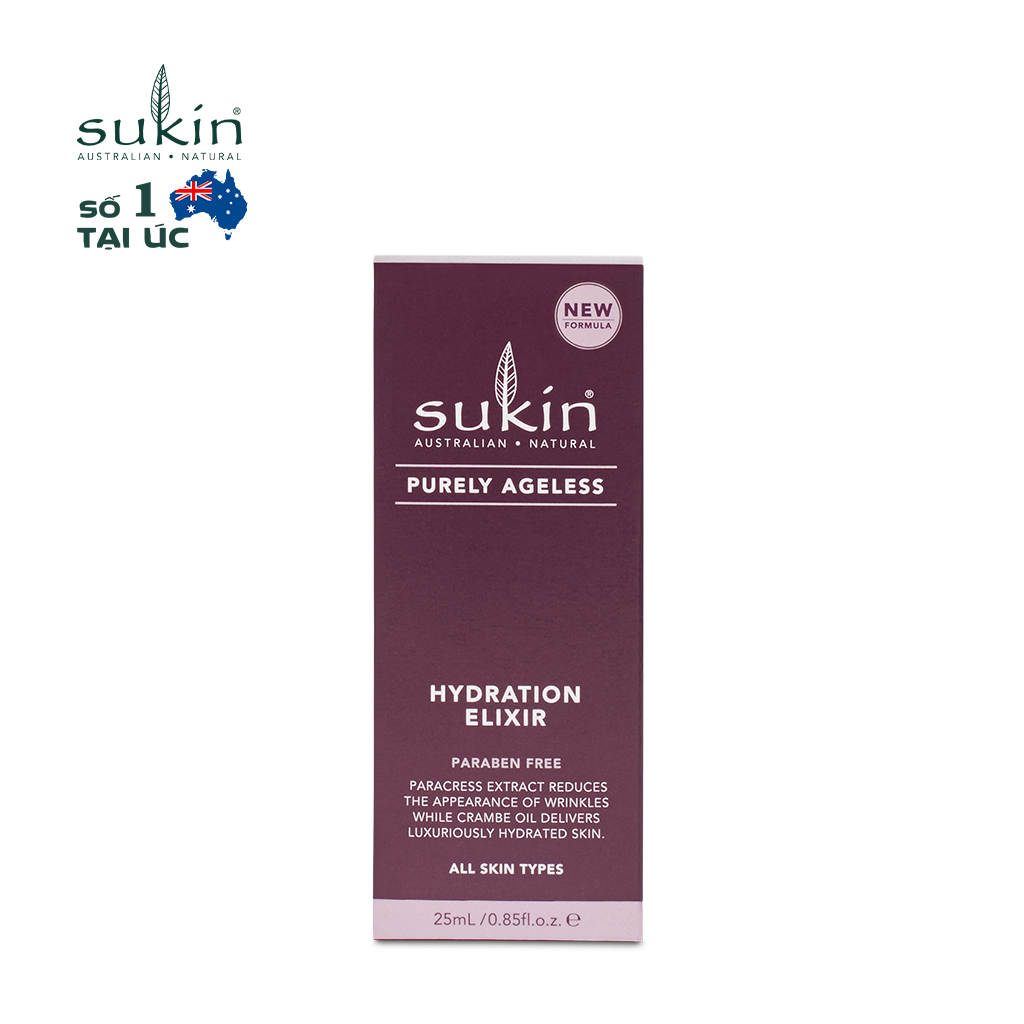 Tinh Chất Dưỡng Ẩm Chống Lão Hóa Sukin Purely Ageless Hydration Elixir 25ml