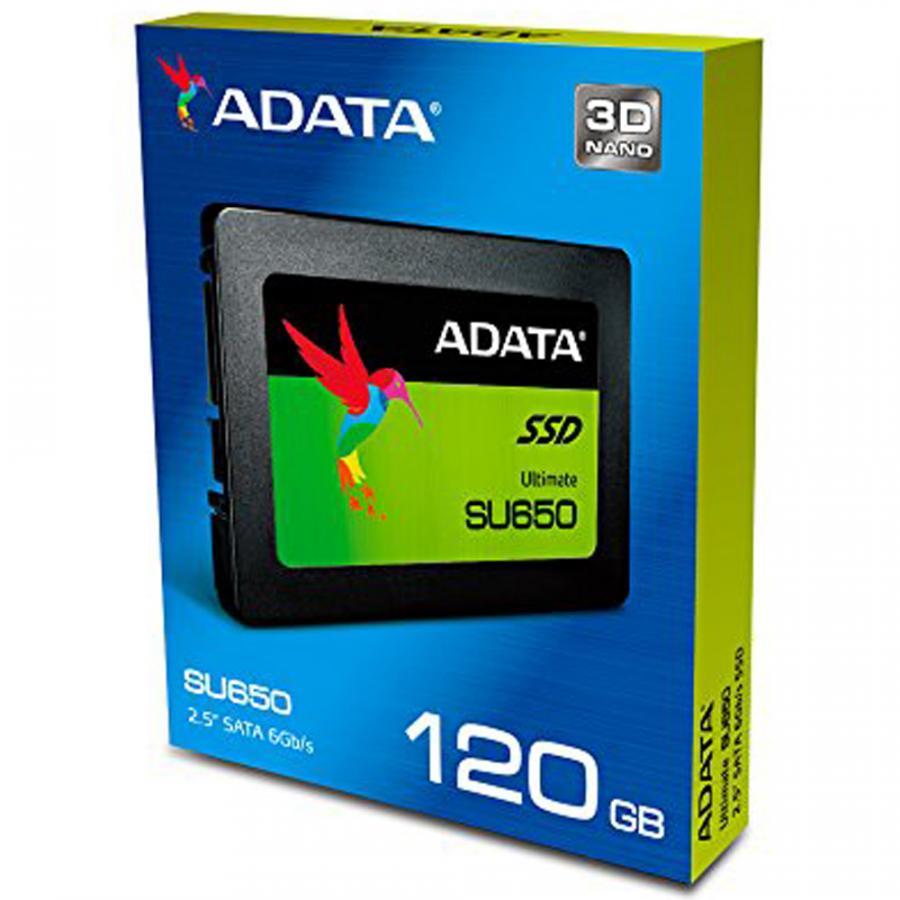 Ổ cứng SSD ADATA Ultimate SU650 Sata III 3D-NAND 2.5 inch 120GB - Hàng Chính Hãng