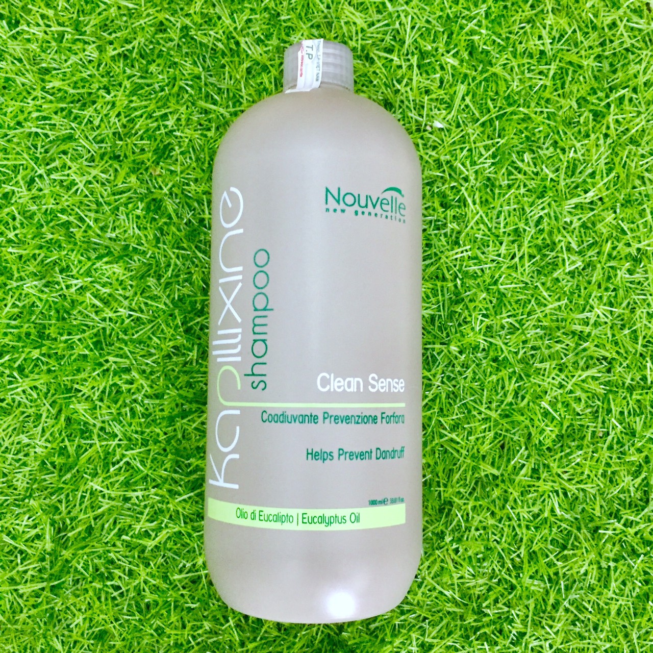 Dầu gội dược thảo làm sạch gàu Nouvelle new Generation Kapillixine Clean Sense Shampoo 1000ml