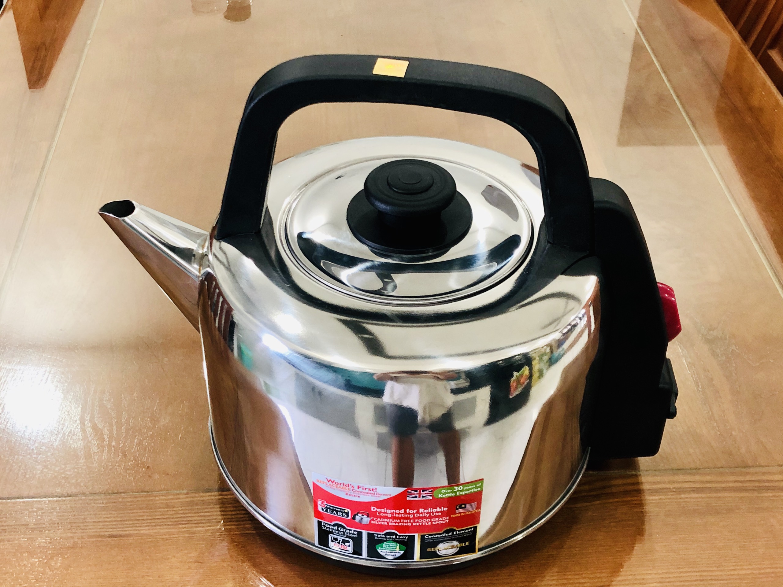 Ấm Đun Siêu Tốc Panafresh OP-47A - Inox- Hãng chính hãng