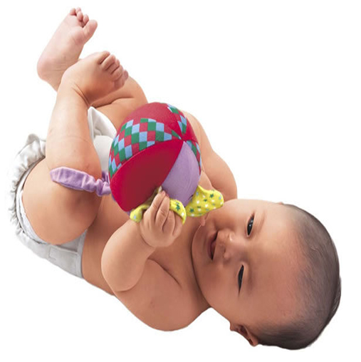 Đồ chơi trẻ sơ sinh 4 tháng tuổi - Kích thích vận động toàn thân Baby Yoga Exercise Ball - Brain Builder BB124