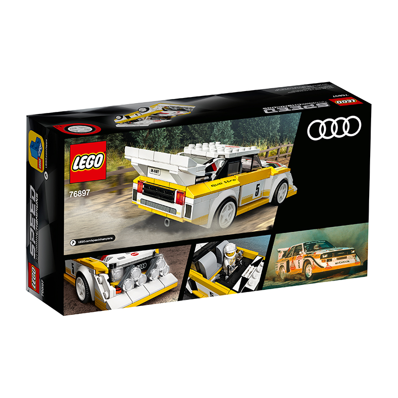 Mô Hình Lắp Ráp LEGO SPEED CHAMPIONS Siêu Xe 1985 Audi Sport Quattro S1 76897 (250 Chi Tiết)