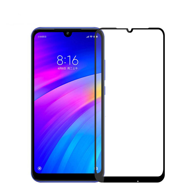 Kính Cường Lực 9D Tràn Màn Hình Viền Đen Cho Dòng Điện Thoại XIAOMI REDMI 7 PRO