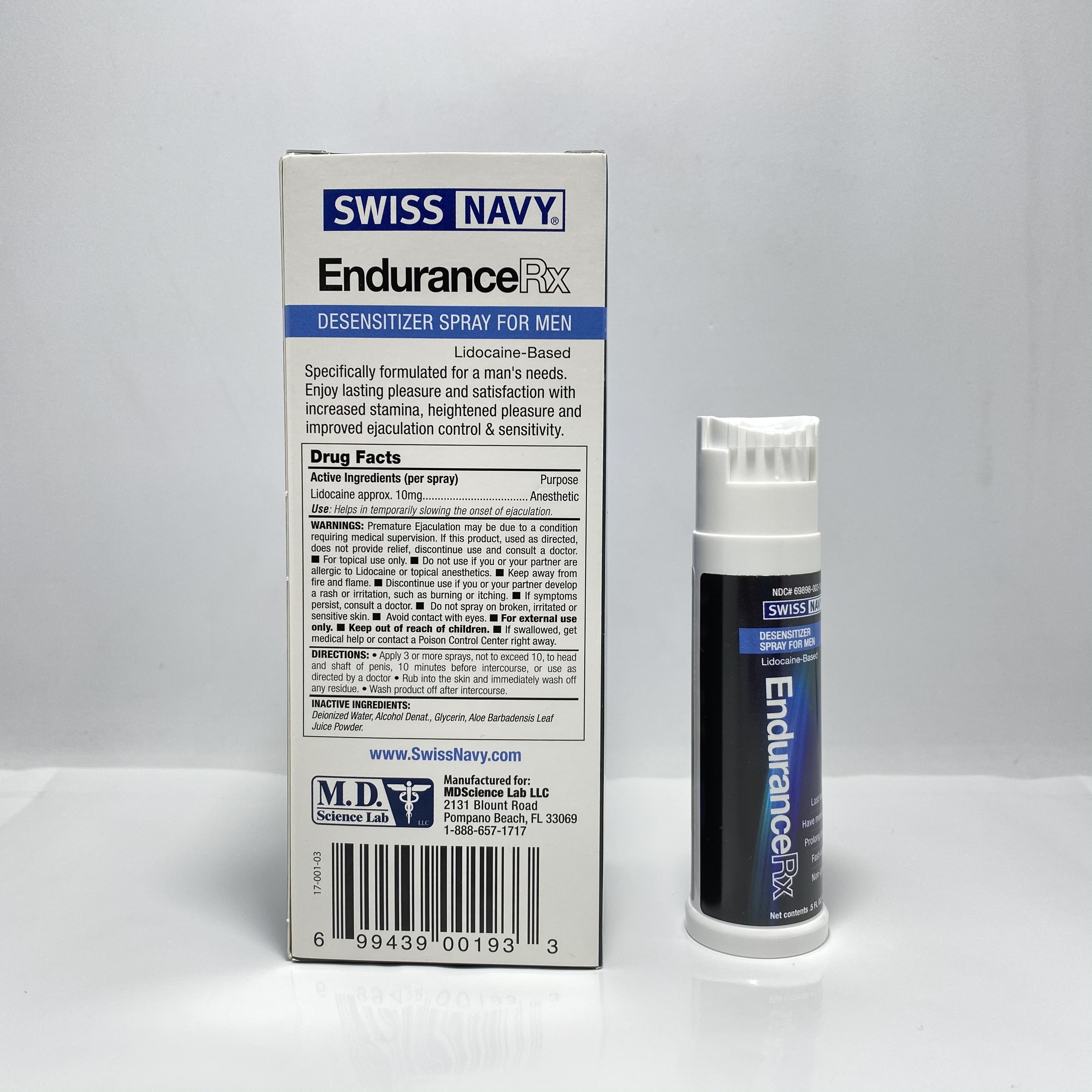 Chai Xịt Kéo Dài Thời Gian Quan Hệ Swiss Navy Endurance RX + Bcs Power Men (Hộp 3 Chiếc) - Hàng Chính Hãng 100% - Che Tên Sản Phẩm