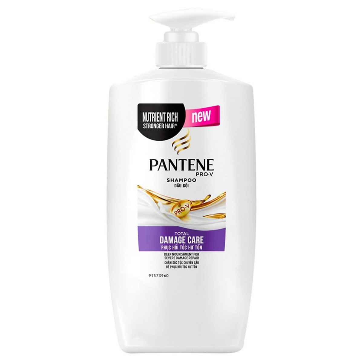 Dầu Gội Pantene Phục Hồi Chăm Sóc Hư Tổn (650ML)