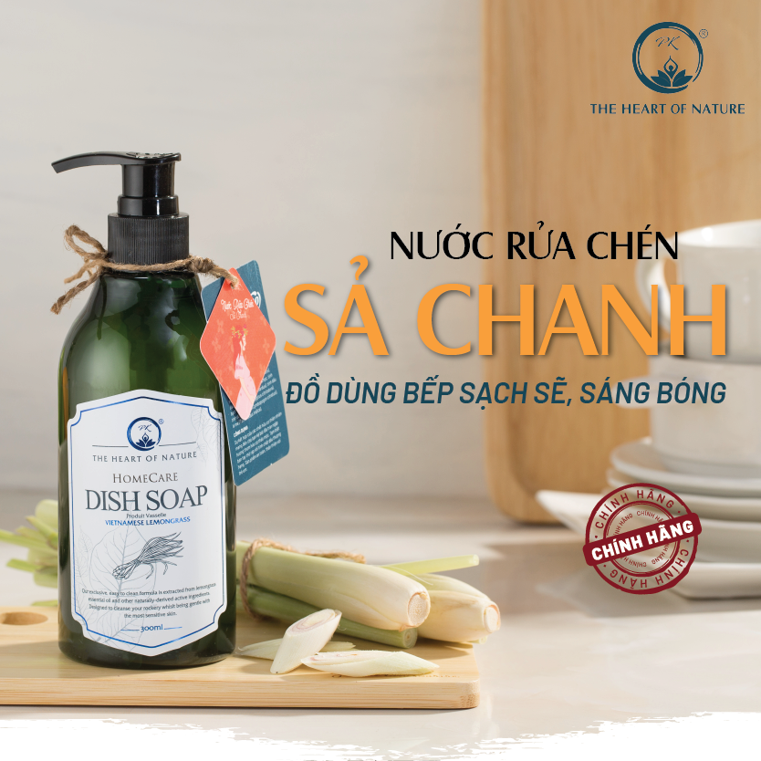 Nước rửa chén tinh dầu thảo mộc PK 300ml - Bưởi