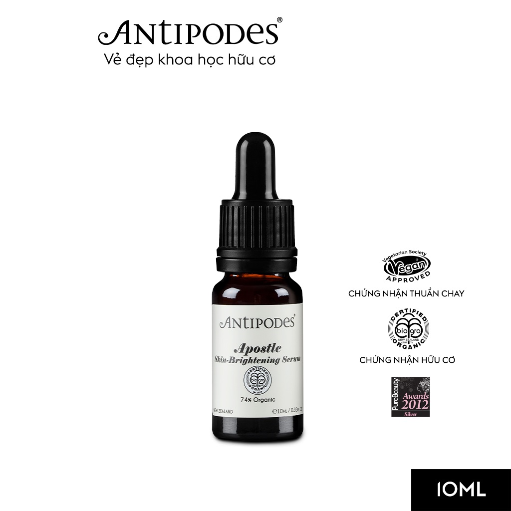 Serum Làm Mờ Vết Nám, Sáng Da Antipodes Apostle Skin-Brightening Serum 10ml