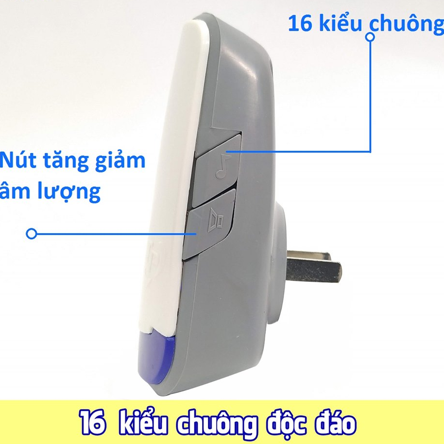 Chuông báo khách báo trộm không dây Zanka TP-719 ( Hàng Chính Hãng )